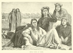 Junge Frauen von Tahiti von English School