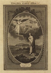 Sacharjas Vision, Sacharja, Kapitel 1, Vers 18 (Gravur) von English School