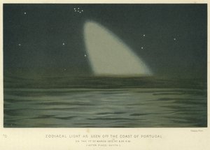 Zodiakallicht, gesehen vor der Küste Portugals