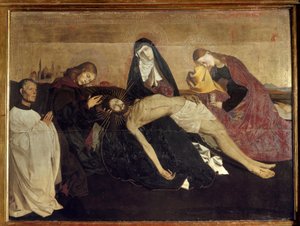 La Pietà von Villeneuve-lès-Avignon von Enguerrand Quarton