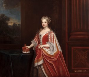 Porträt von Königin Caroline Wilhelmina von Brandenburg-Ansbach als Prinzessin von Wales