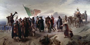 Risorgimento: „Annexion der Region Abruzzen an das vereinigte Italien im Jahr 1861“ von Enrico Gamba