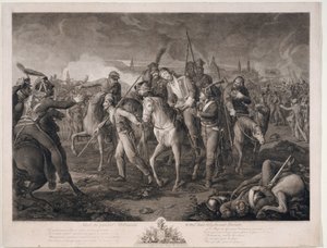 Tod von General Aleksey Melissino am 26. August 1813