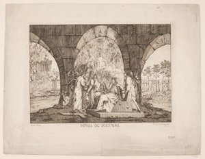 Minos und Voltaire von Erasmus Cristoffer Karlebye