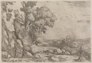 Landschaft mit ruhenden Hirten