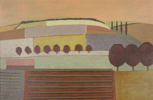 Landschaft von Roussillon von Eric Contemporary Artist Hains