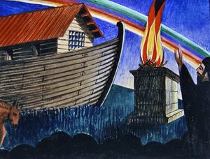 Noah und die Arche von Eric Gill