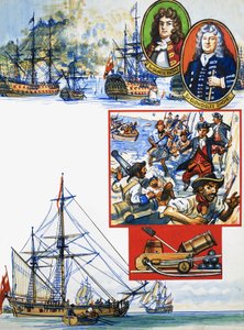 Sammelalbum des britischen Seemanns: Eroberung von Gibraltar