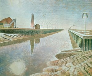 Rye Harbour, 1938 von Eric Ravilious