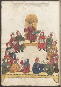 Avicenna und Ärzte in Diskussion