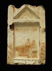 Bemalte Grabstele von Sidon