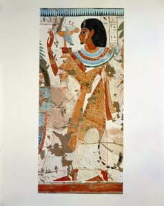 Der Hohepriester Userhet opfert ein Geflügel