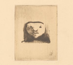 Zwei Köpfe im Oval von Erich Wichmann