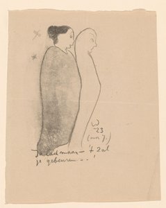 Zwei stehende Figuren (Idealisten II und weitere Anmerkungen) von Erich Wichmann