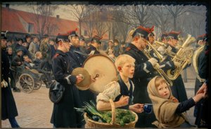 Wachablösung, 1888 von Erik Hennigsen