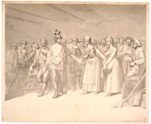 Anne Colbjørnsen im Pfarrhaus von Norderhaug von Erik Pauelsen