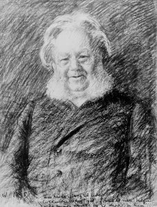 Henrik Ibsen von Erik Theodor Werenskiold