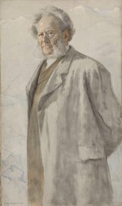 Porträt von Henrik Ibsen, 1895