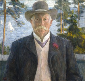 Porträt des Komponisten Thorvald Lammers 1841-1922, 1906