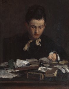 Lesendes junges Mädchen