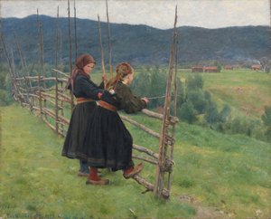 Blick von Gvarv in Telemark