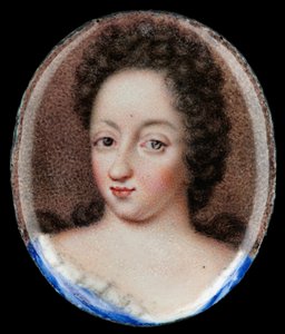 Miniatur von Königin Ulrika Eleonora der Älteren von Schweden von Erik Utterhielm