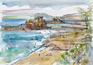 Le Renard bei Guimaec, Bretagne von Erin Townsend