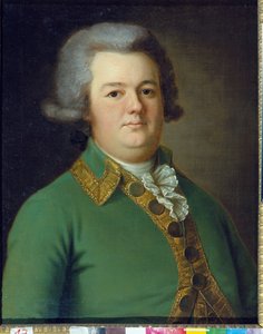 Porträt von Wassili Iwanowitsch Lichatschow von Ermolay Demetyevich Kamezhenkov