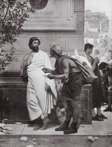 Aristides und der Bauer von Ernest (1818 87) Hillemacher