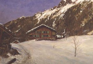 Chalet im Schnee