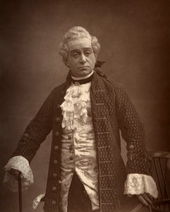 David James, britischer Schauspieler, in David Garrick, 1887