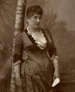 Mrs. John Wood, britische Schauspielerin und Theaterleiterin, 1888
