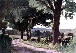 Szene bei Pulborough, West Sussex