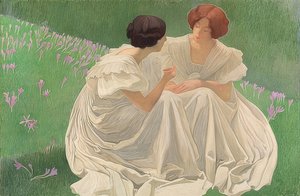 Die zwei Weißen (Les Deux Blanches) von Ernest Bieler