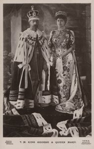 König Georg V. und Königin Mary von Ernest Brooks