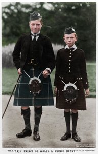 Der Prinz von Wales und Prinz Heinrich, ca. 1910 von Ernest Brooks