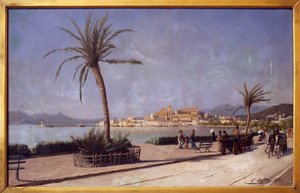 Spaziergang auf der Croisette von Cannes von Ernest Buttura