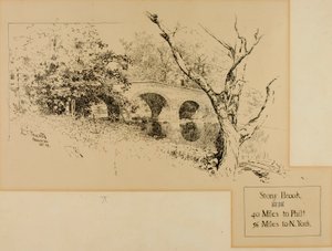 Bachbrücke von Ernest C. Peixotto