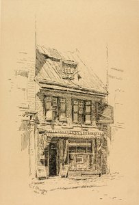 Haus, in dem die erste amerikanische Flagge hergestellt wurde von Ernest C. Peixotto