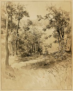 New York, Standort von Fort Washington, Blick auf Fort Lee von Ernest C. Peixotto