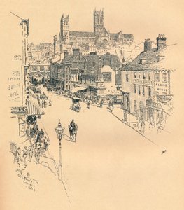 High Street, Lincoln von Ernest Clifford Peixotto