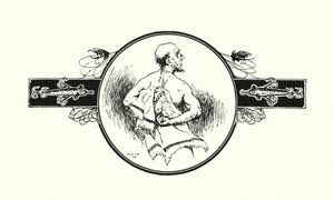 Fischer trocknet seinen Rücken von Ernest Edward Briggs