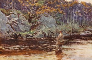Forellenfischen in Galloway von Ernest Edward Briggs