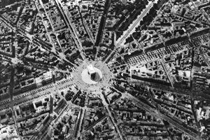 Vogelperspektive des Place de l