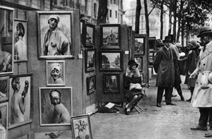 Gemälde zu verkaufen, Paris, 1931