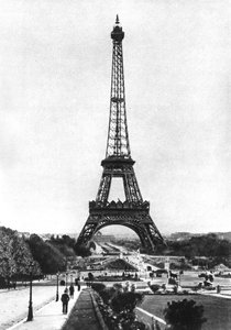 Der Eiffelturm vom Trocadero, Paris, 1931