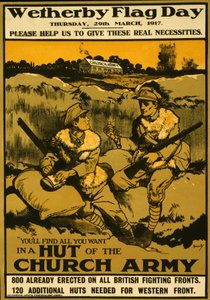 Plakat für den Wetherby-Flaggentag, Donnerstag, 29. März 1917, veröffentlicht 1917
