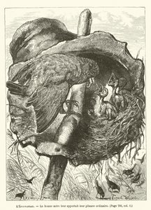 LEpouvantail, Die gute Mutter brachte ihnen ihre übliche Mahlzeit von Ernest Henry Griset