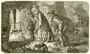 Der Bauer und die Schlange von Ernest Henry Griset