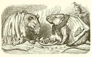 Die Stadtmaus und das Land von Ernest Henry Griset